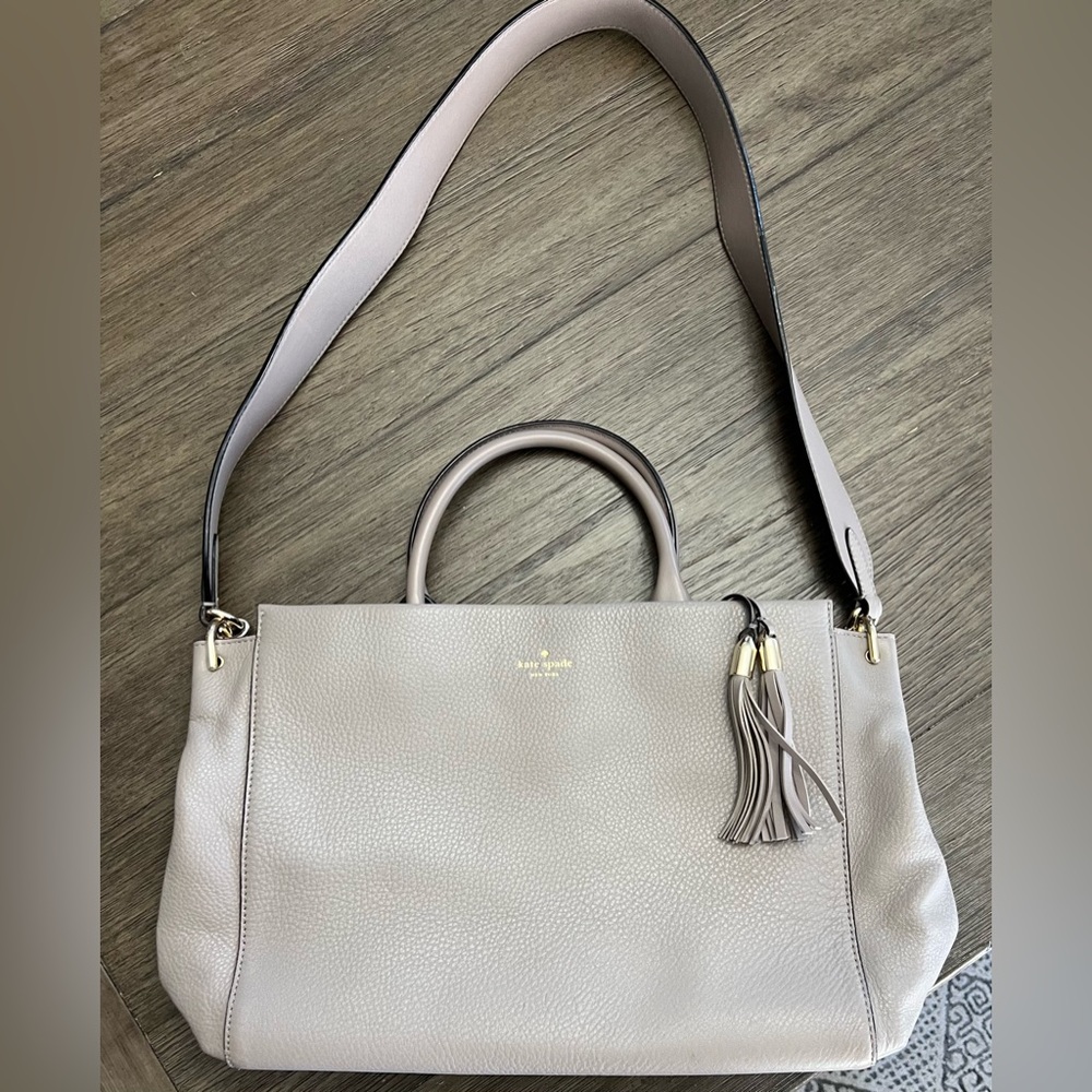 Kate Spade shoulder/crossbody bag, taupe